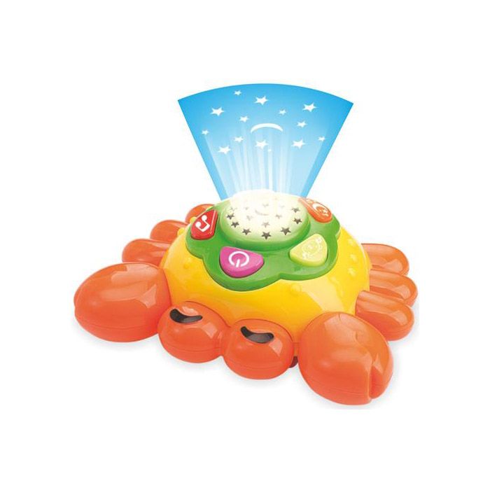 Muzikinis projektorius BabyMix "Funny Crab"