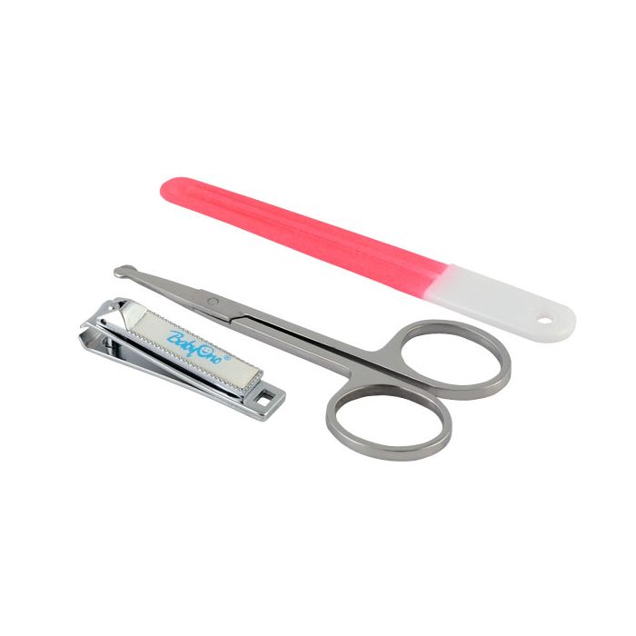 Kūdikio nagučių priežiūros komplektas BabyOno rož.sp.