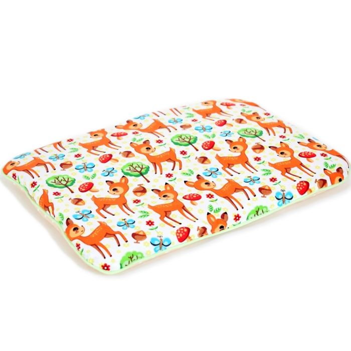 Komplektas vežimėliui "Bembi" pledas 60x75cm ir pagalvė 35x25cm gels.sp.