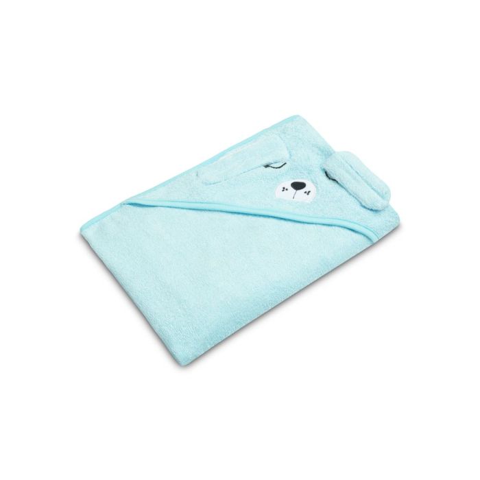 3D Rankšluostis kūdikiui "Doggy" su gobtuvu 100x100cm "frotte" 