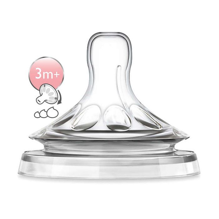 Žindukai AVENT "Natural" 3m+ kintamos tėkmės