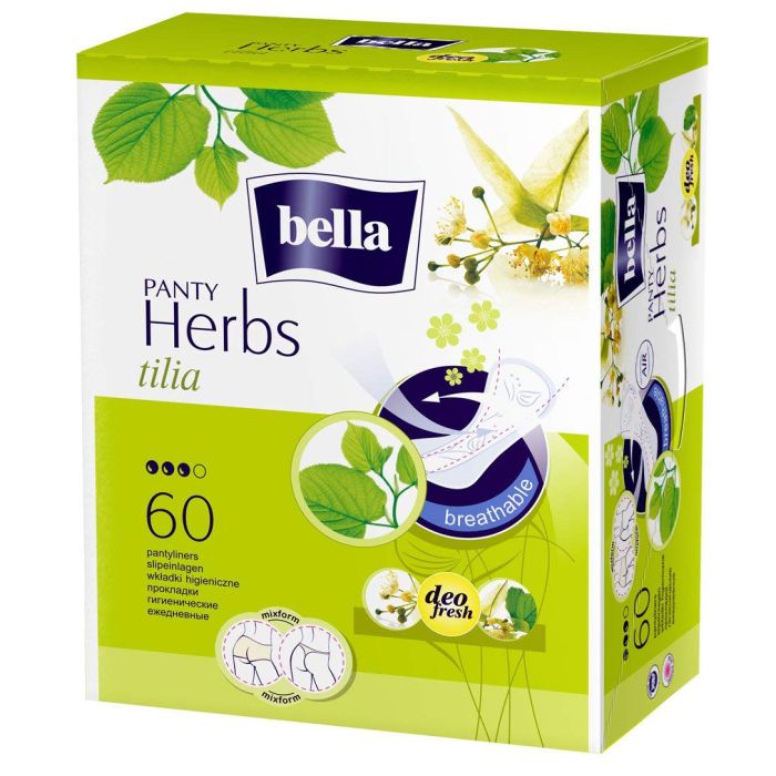 Kasdieniai įklotai Bella Herbs Tilia 60vnt