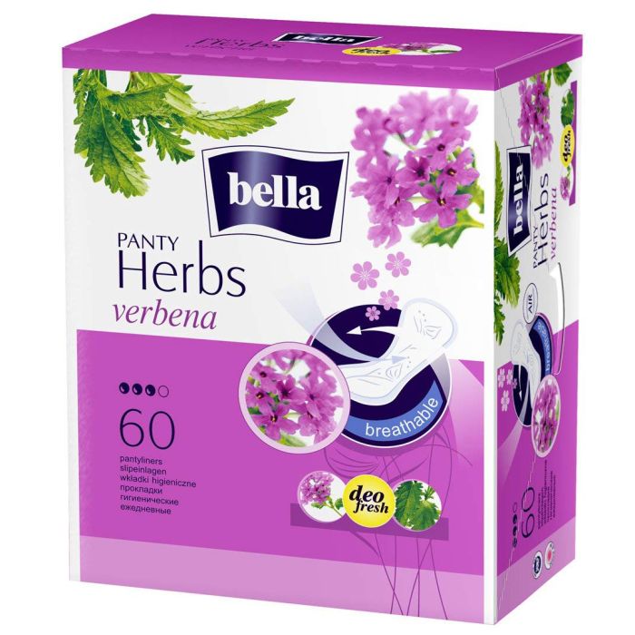 Kasdieniai įklotai Bella Herbs Verbena 60vnt
