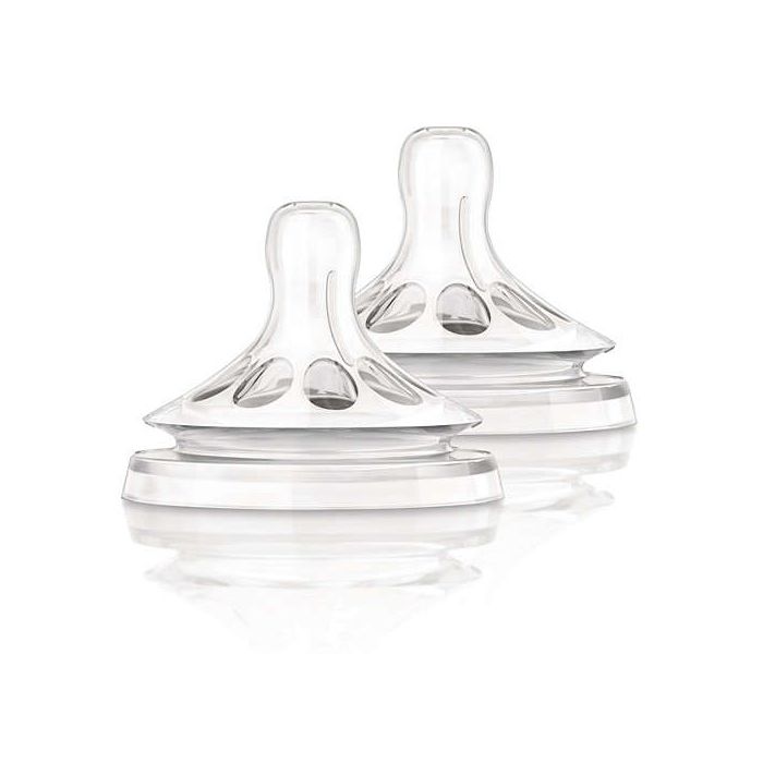 Žindukai AVENT "Natural" 6m+ tirštam maistui