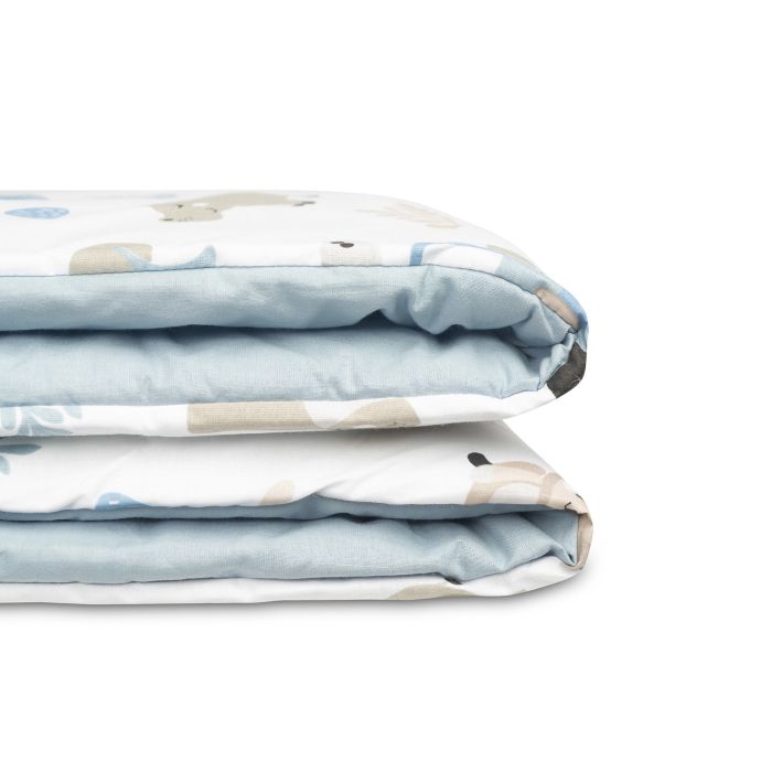 Patalynė kūdikiams su užpildu 135x100 "Zoo jeans" 