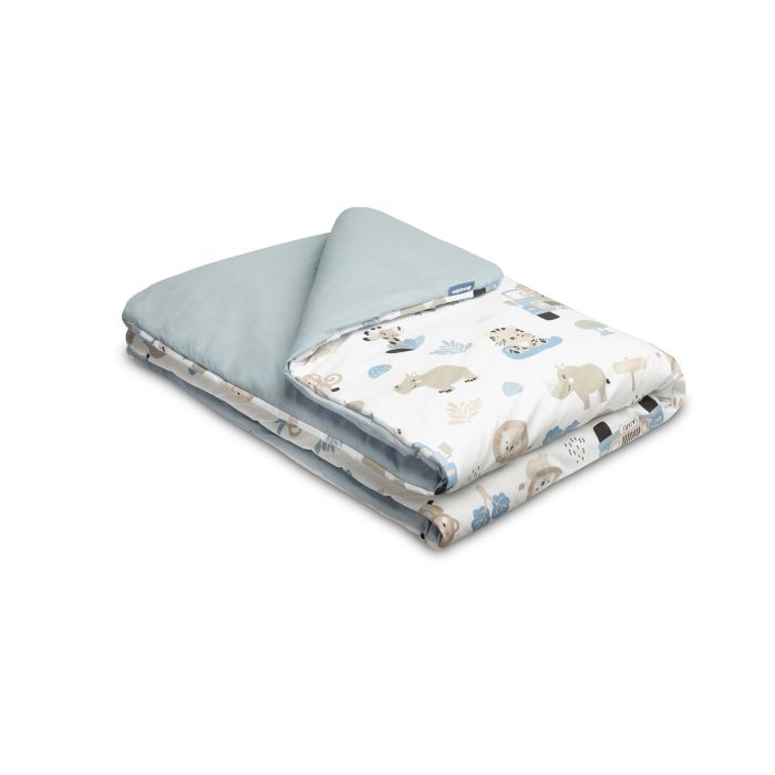 Patalynė kūdikiams su užpildu 135x100 "Zoo jeans" 