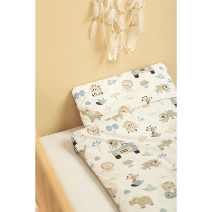 Patalynė kūdikiams su užpildu 135x100 "Zoo jeans" 