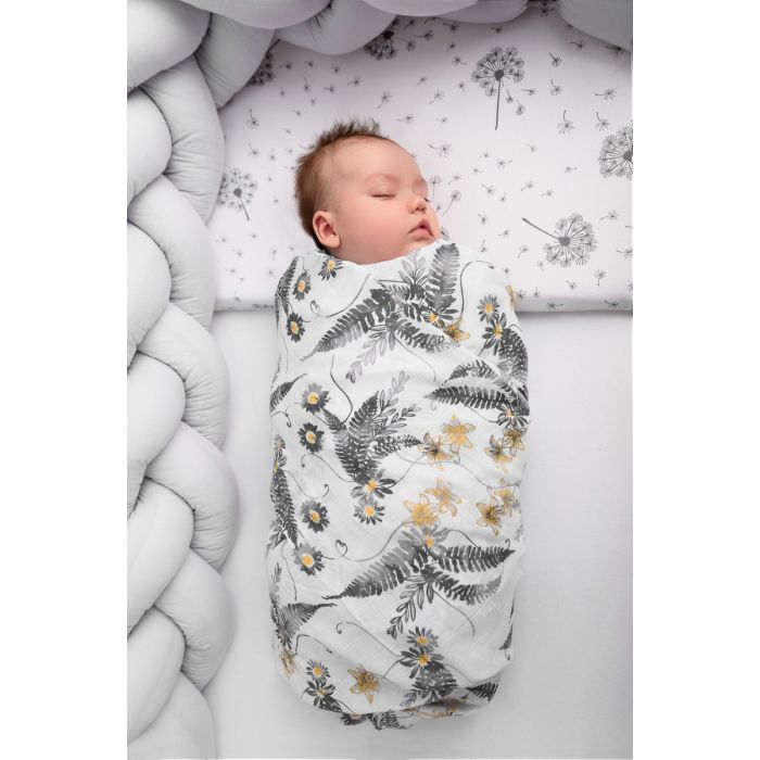 Muslino vystyklas kūdikio vystymui 120x120cm 1vnt. (galima rinktis spalvą)