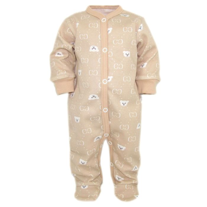 Šliaužtinukai kūdikiui "Bear glamour beige" internetu apranga kūdikiui