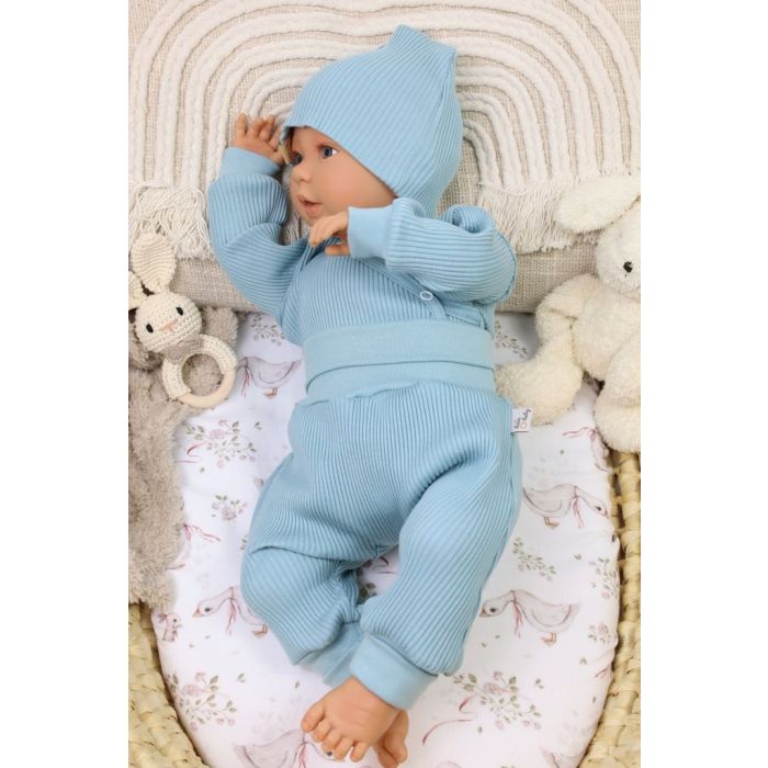 Drabužėliai kūdikiui "Lined lux" 2 dalių, iceberg 