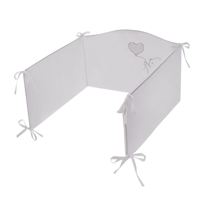 Patalynė kūdikiams su apsaugėlėmis "Amigo"  pilka