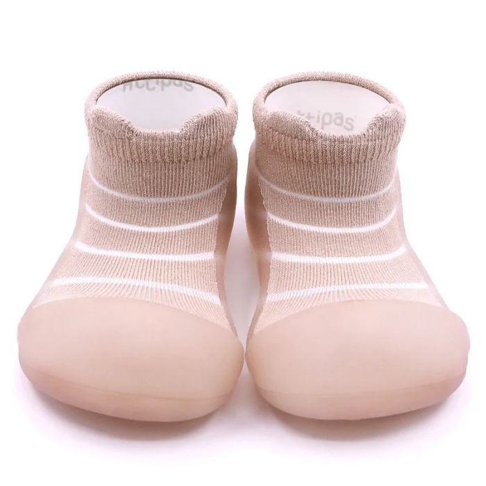 Pirmieji batukai kūdikiams Attipas "Bamboo bear" beige