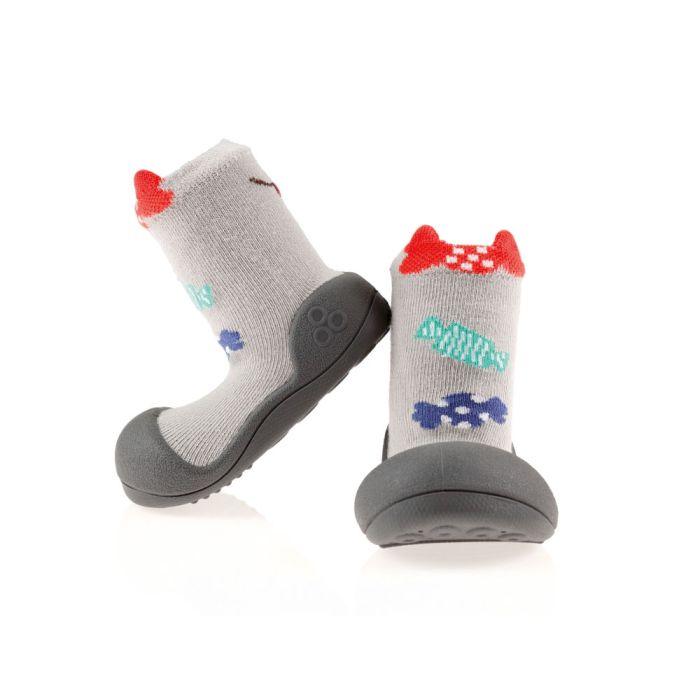 Pirmieji batukai kūdikiams Attipas "Candy grey" 