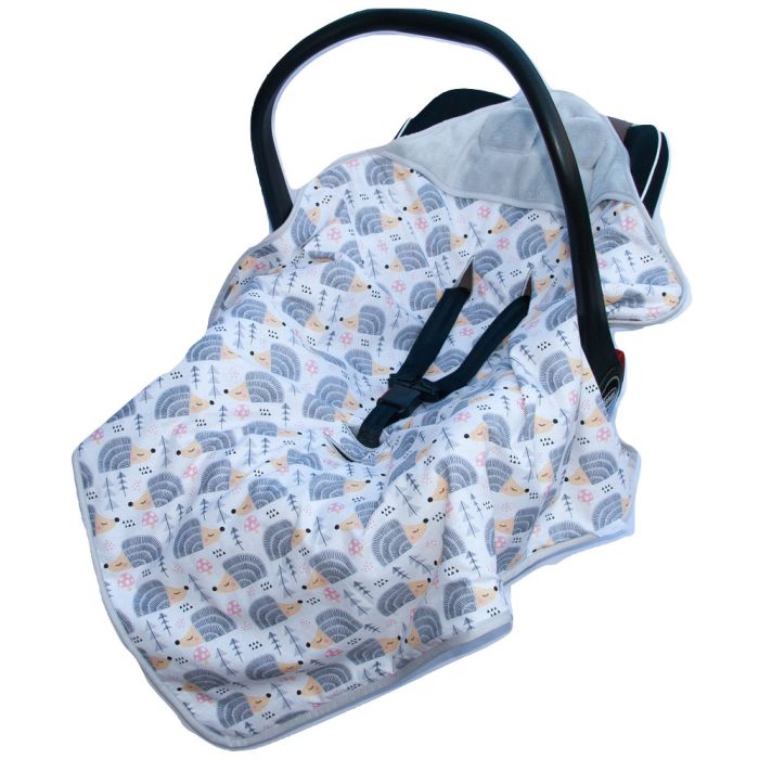 Pledas automobilinei kėdutei "Hedgehog" 80x80 cm