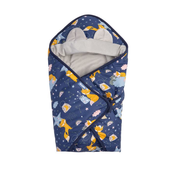 Pledas automobilinei kėdutei "Foxes" 90x90 cm