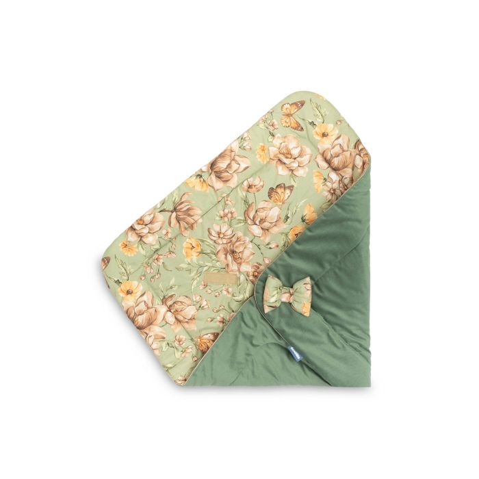 Dvipusis vokelis kūdikiui "Floral green" 