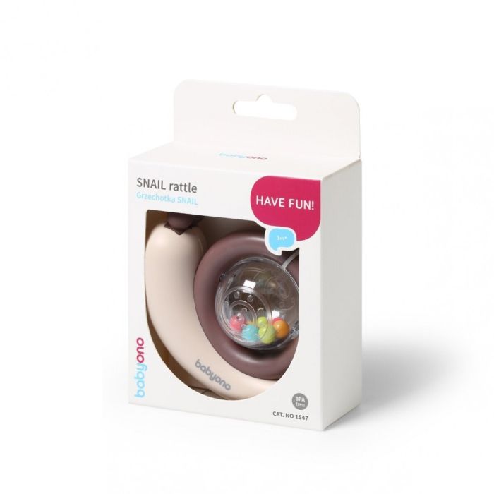 Barškutis BabyOno "Snail"