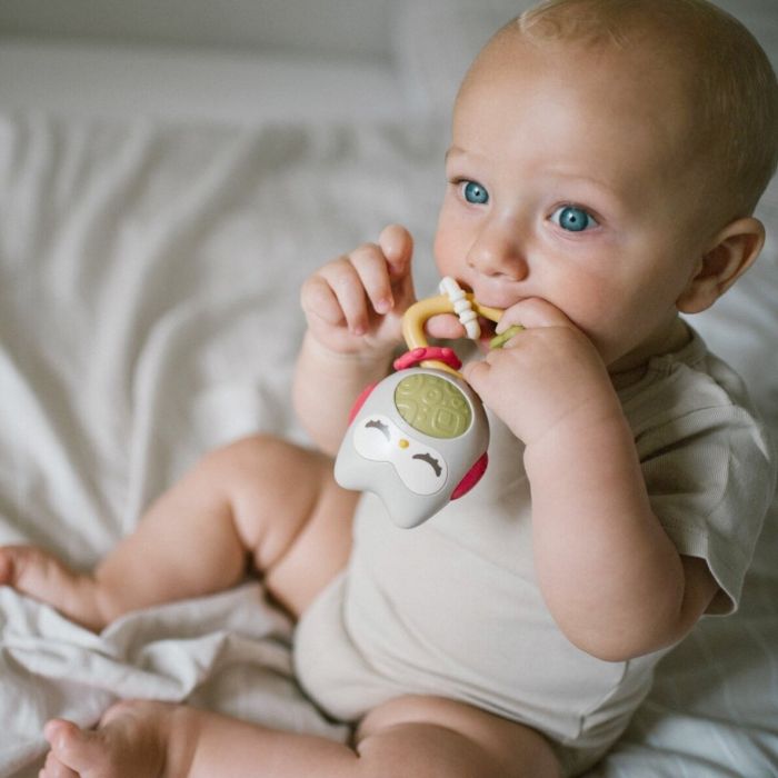 Barškutis kramtukas kūdikiui "OWL"