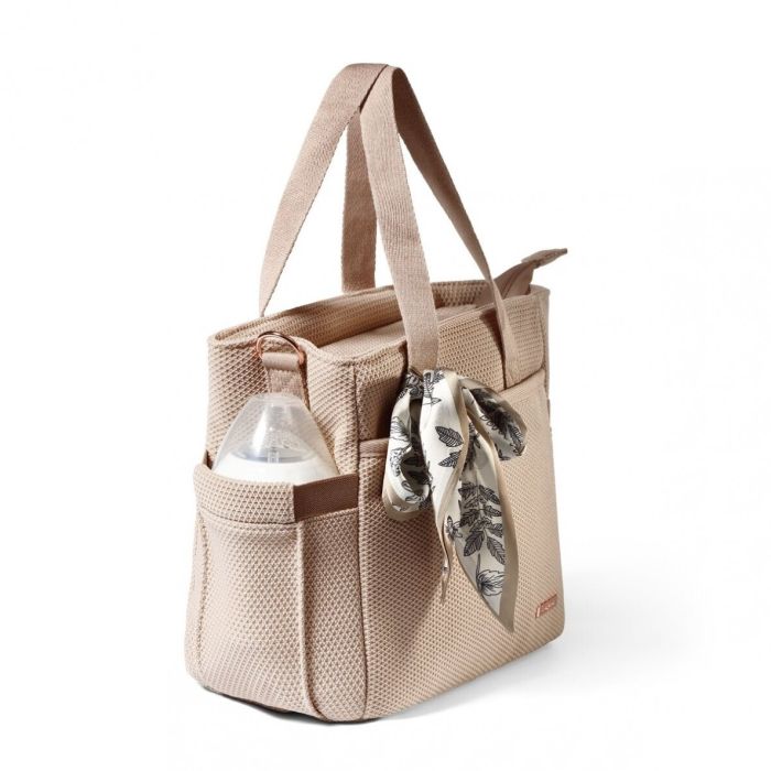 Krepšys - mamos rankinė kūdikio daiktams "Carmen beige" 