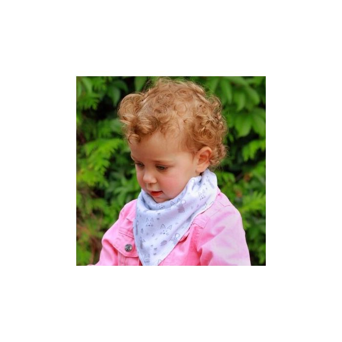 Seilinukas - kaklaskarė kūdikiui "CATS" 2 vnt