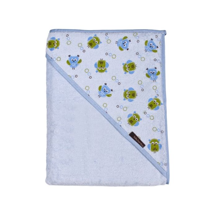 Bambukinis rankšluostis kūdikiui "Buboo" su gobtuvu 100x100 cm 