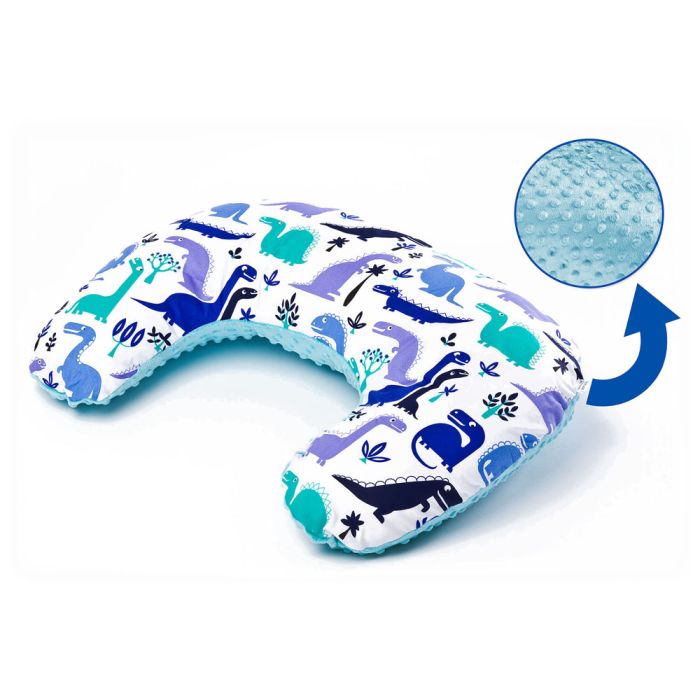 Maitinimo pagalvė 50x60cm "Dino" melsvos spalvos