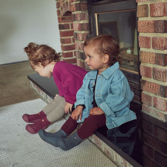 Pirmieji batukai kūdikiams Attipas "Basic red" 