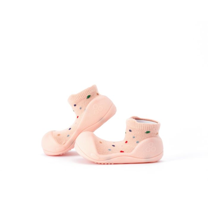 Pirmieji batukai kūdikiams Attipas "Bamboo pop" peach