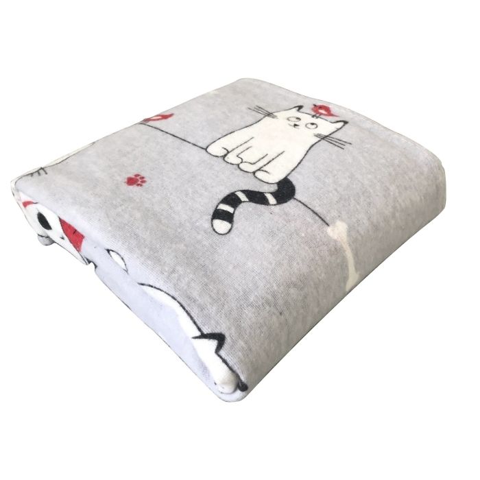 Flanelinis vystyklas kūdikiui "Secret life" 70x80cm 1vnt.