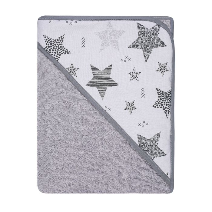 Rankšluostis kūdikiui "Galaxy" su gobtuvu 80x80 cm 