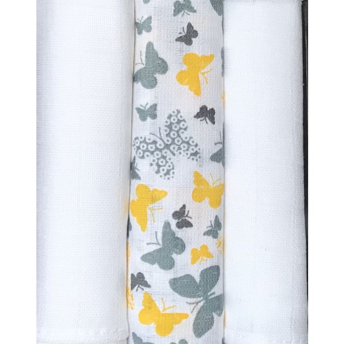 Vystyklai kūdikiui - 3 dalių komplektas "Butterfly"