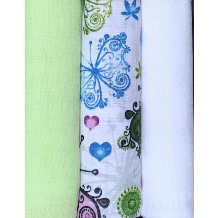 Vystyklai kūdikiui - 3 dalių komplektas "Fields"