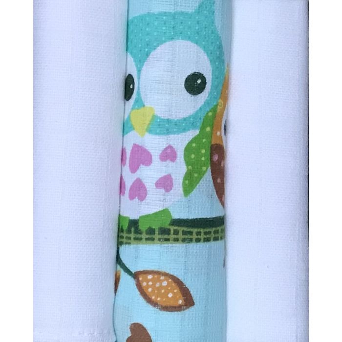 Vystyklai kūdikiui - 3 dalių komplektas "Mummy owl"