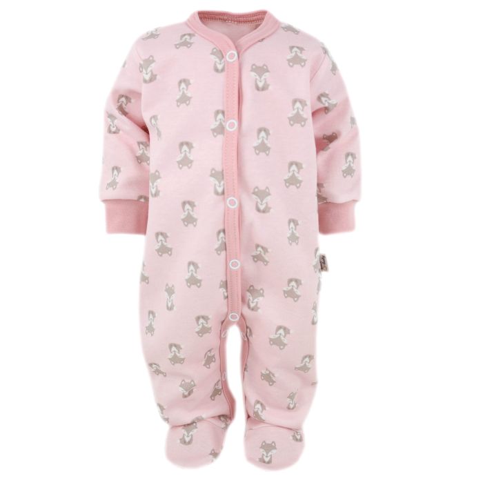 Šliaužtinukai kūdikiui "Fox" rožinės spalvos