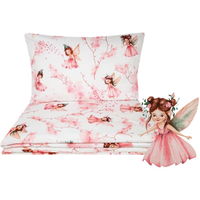 Patalynė kūdikio lopšiukui 80x70cm "Fairies rose" 