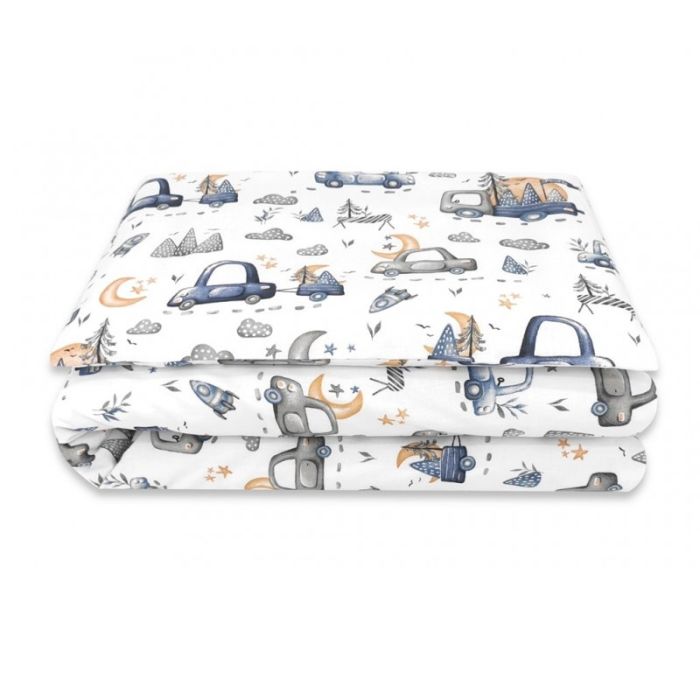 Patalynė kūdikiams 135x100 "On road blue" 