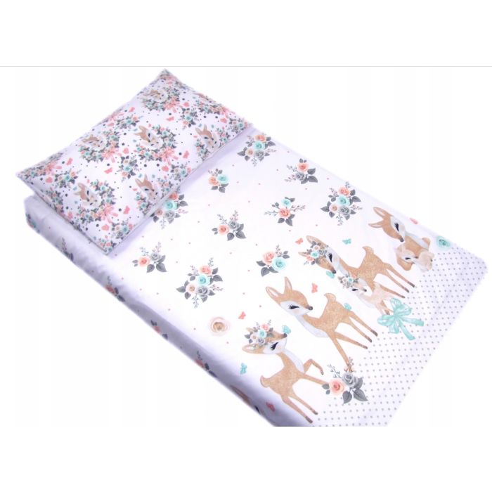 Patalynė kūdikiams 135x100 "BEMBI" balta