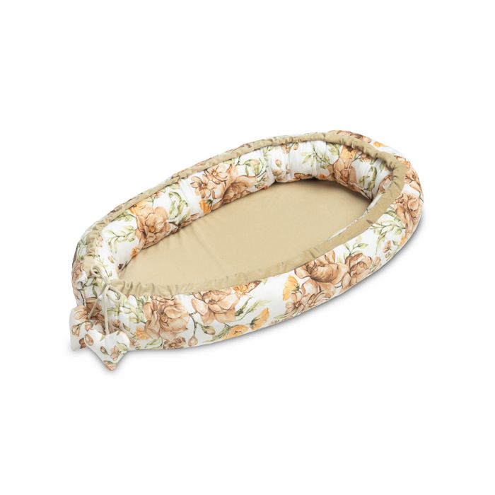 Kūdikio lizdelis "Floral beige" 