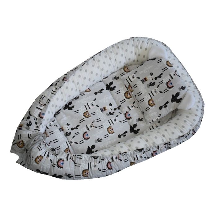 Kūdikio lizdelis "Lama" pilkas