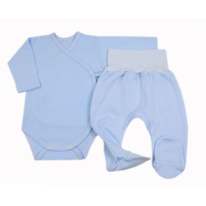 Drabužėliai kūdikiui "Blank baby blue" 2 dalių