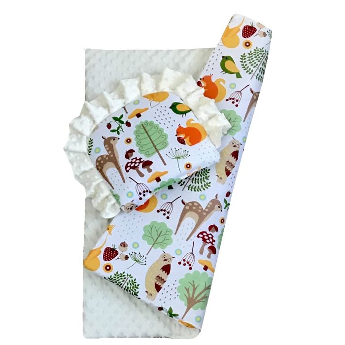 Komplektas kūdikio vežimėliui "Best friends" 