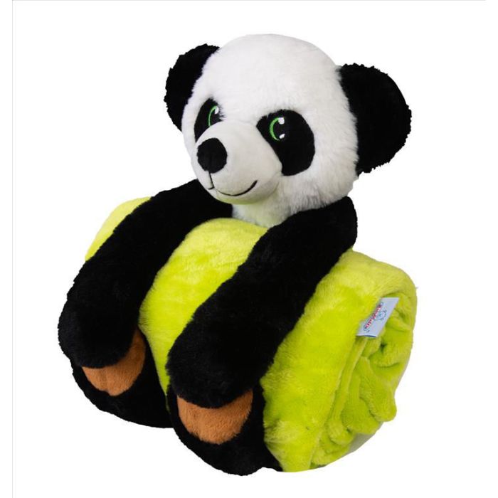 Pledas kūdikiui "Panda" 100x85 su migduku 