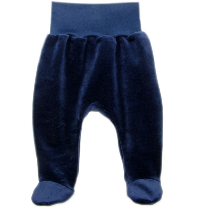 Veliūrinės kelnytės kūdikiui "Navy" 