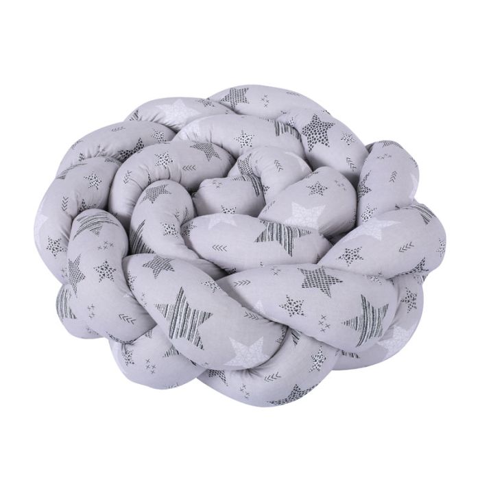 Lovytės apsauga - pynė 210 cm "Galaxy grey"