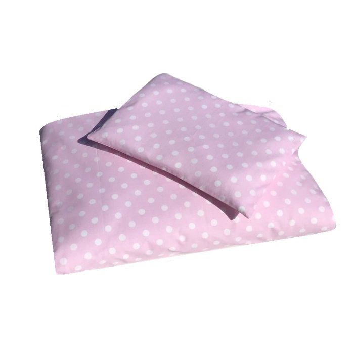 Patalynė kūdikio lopšiukui 80x70cm "Pink dots" 