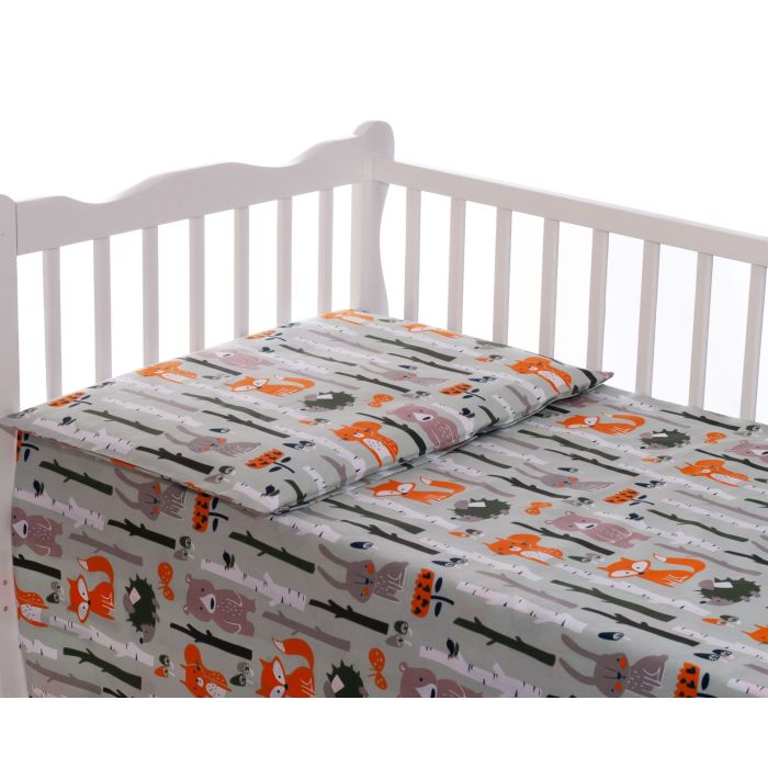 Patalynė kūdikiams 135x100 "Forest life" 