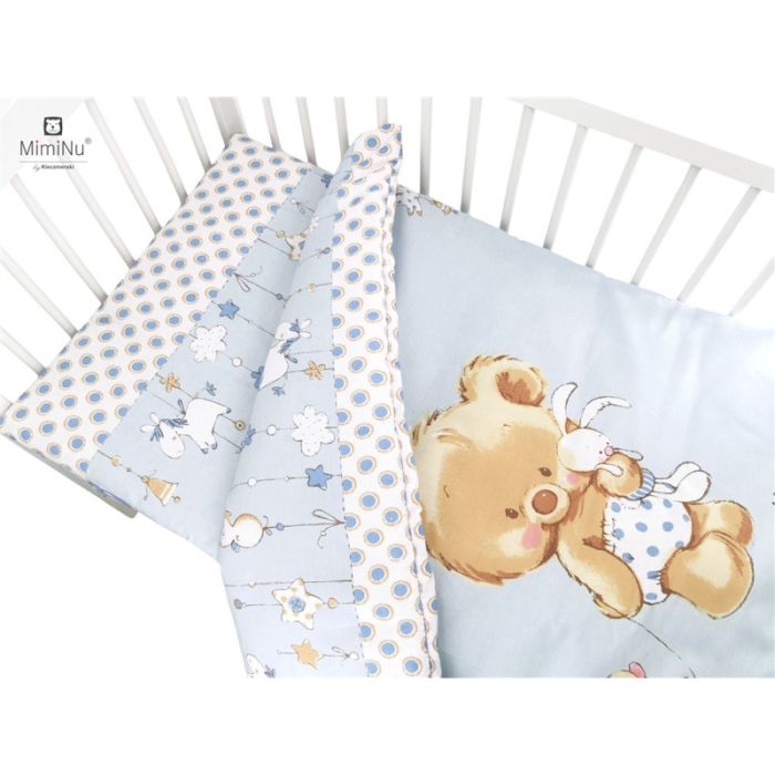 Patalynė kūdikiams 135x100 "Miki in blue" 