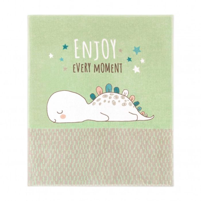 Minkštas veliūrinis pledas kūdikiui "Enjoy" 80x100 cm 