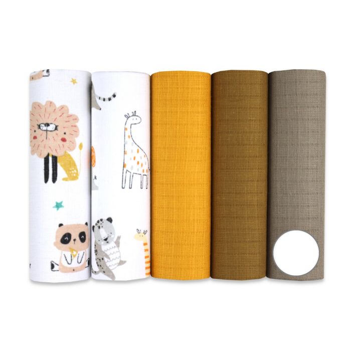 Vystyklai kūdikiui - 5 dalių komplektas "Brownies" 