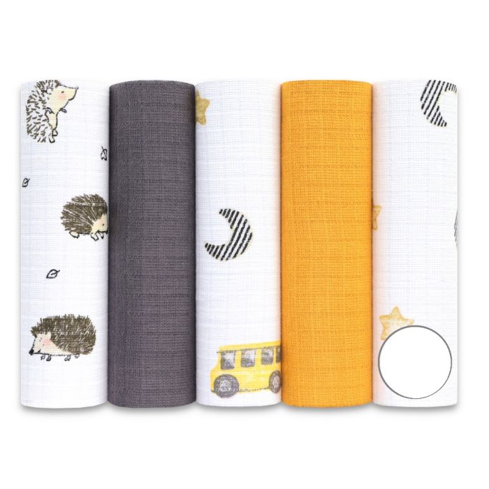 Vystyklai kūdikiui - 5 dalių komplektas "Calm night" 